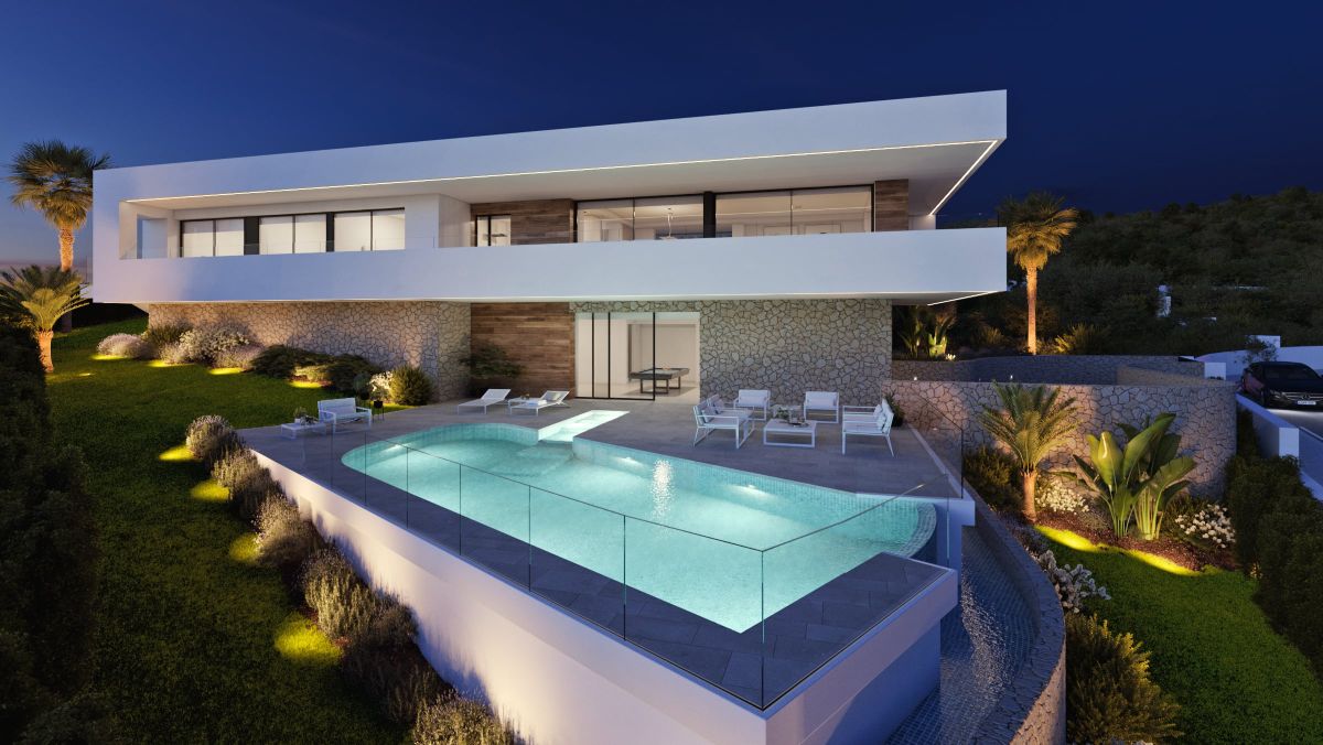 Luxe Nieuwbouw Villa met zeezicht te koop in Benitachell