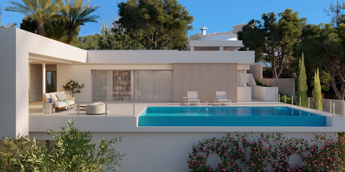 Luxe Nieuwbouw Villa met zeezicht te koop in Benitachell