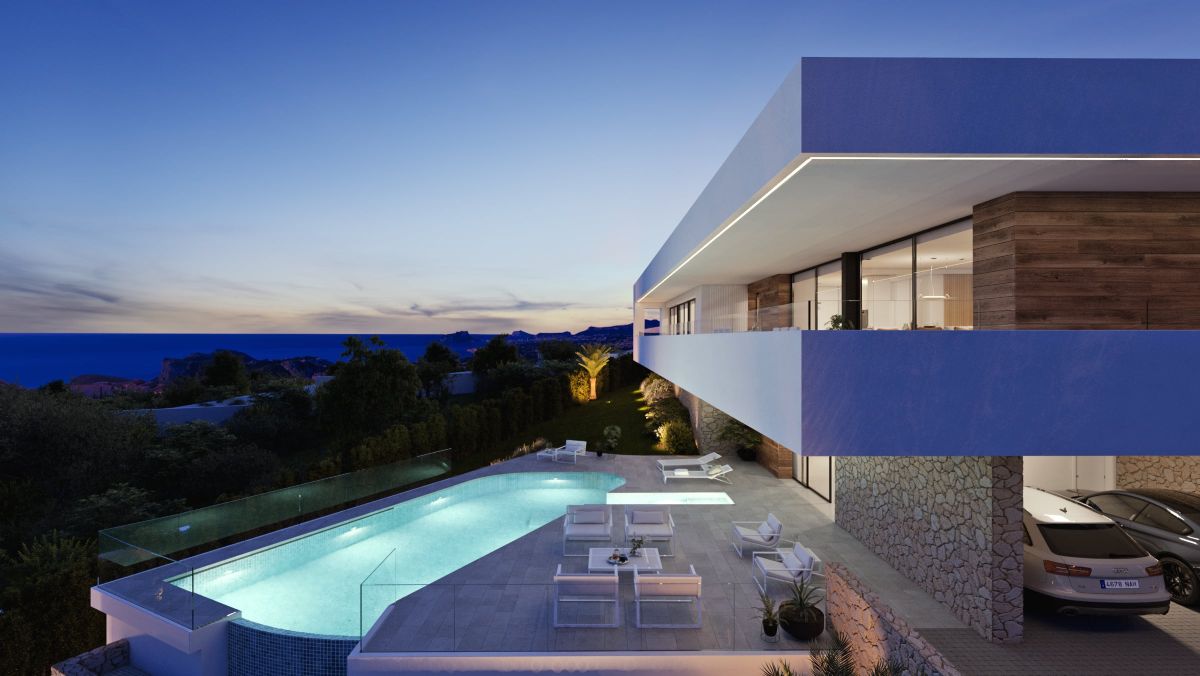 Luxe Nieuwbouw Villa met zeezicht te koop in Benitachell