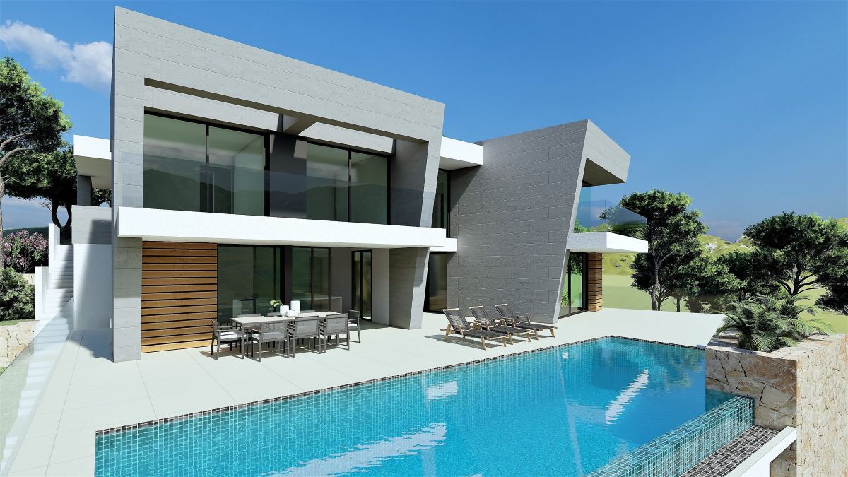 Luxe Nieuwbouw Villa met zeezicht te koop in Benitachell
