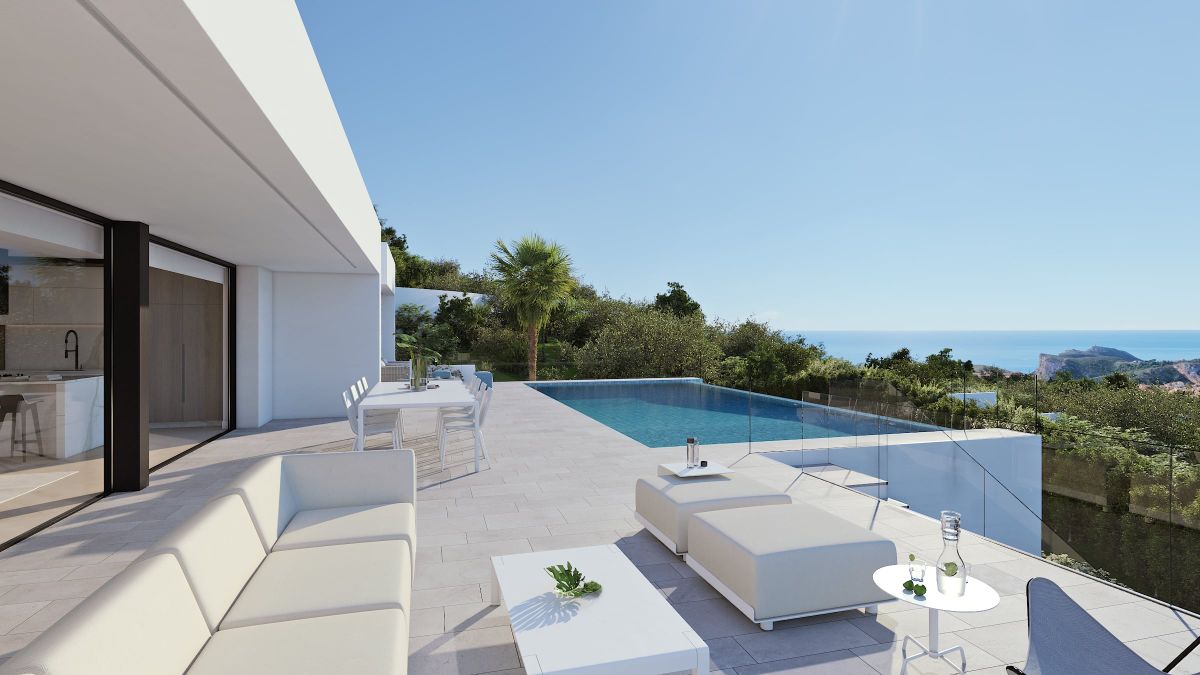Luxe Nieuwbouw Villa met zeezicht te koop in Benitachell