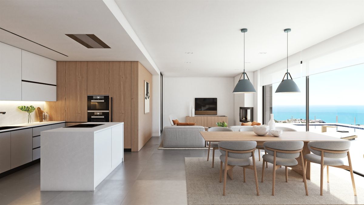 Luxe Nieuwbouw Villa met zeezicht te koop in Benitachell