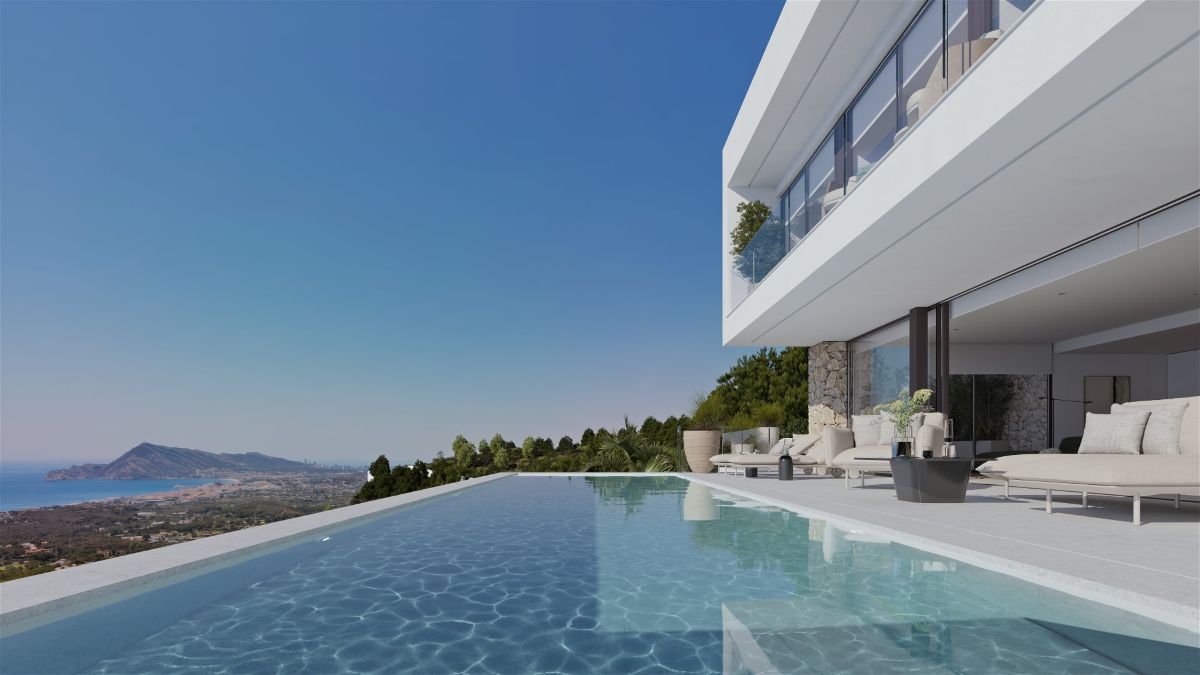 Luxe Nieuwbouw Villa met zeezicht te koop in Altea