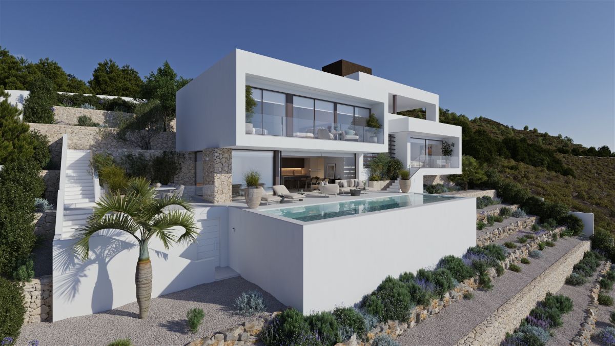 Luxe Nieuwbouw Villa met zeezicht te koop in Altea