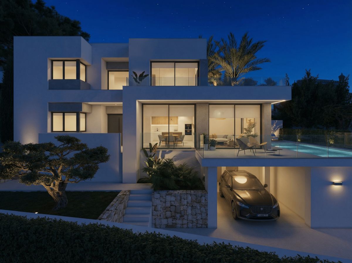 Luxe Nieuwbouw Villa met zeezicht te koop in Benitachell