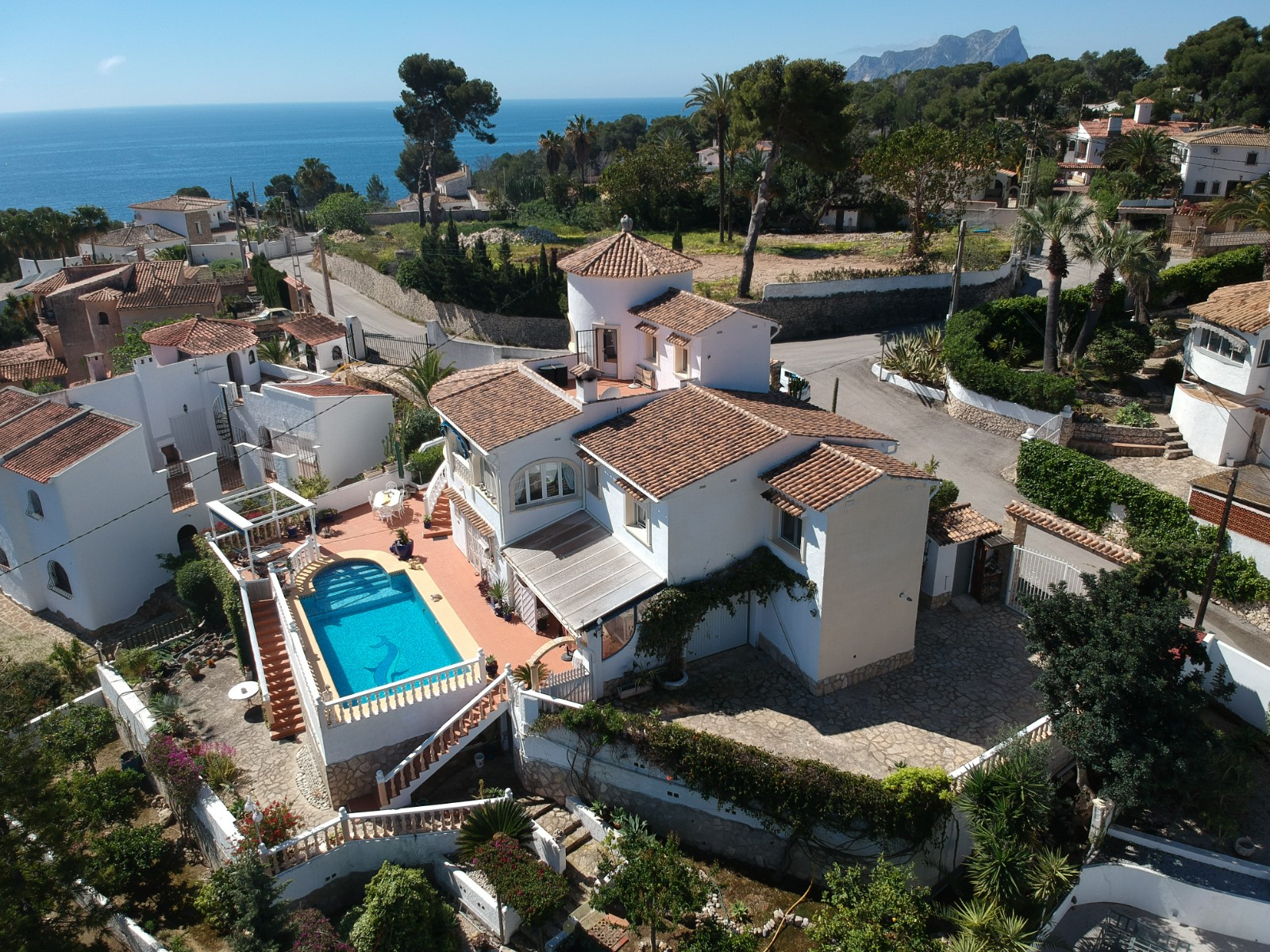 Elegante villa in Benissa op toplocatie met uitzicht op zee