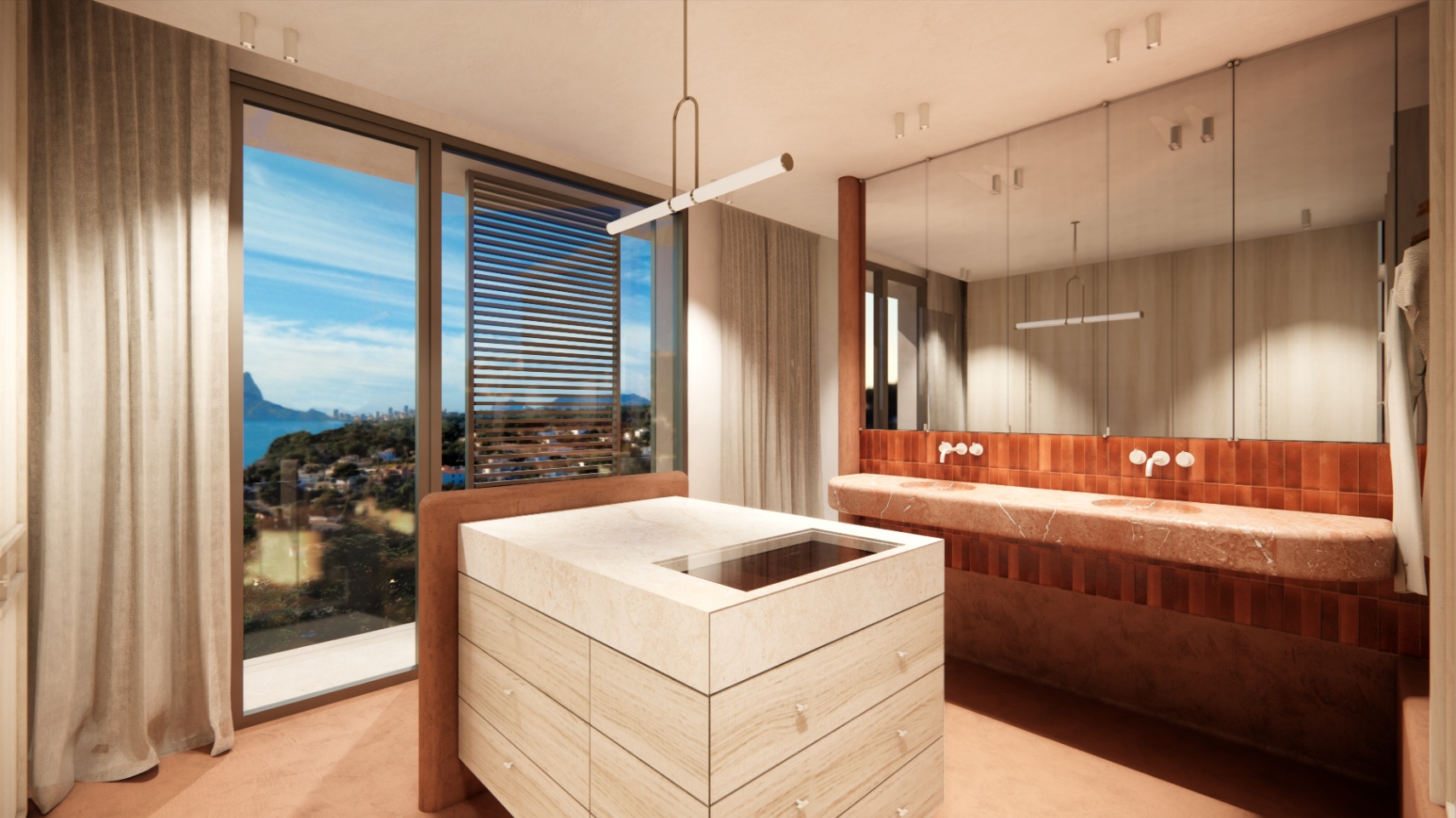 Nieuwbouw luxe Ibiza stijl villa te koop in Benissa