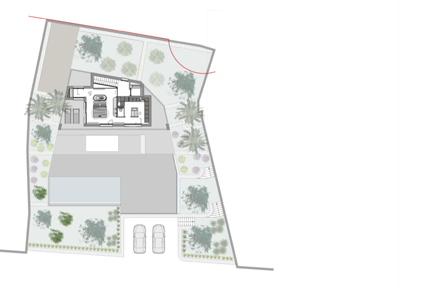 Nieuwbouw luxe Ibiza stijl villa te koop in Benissa