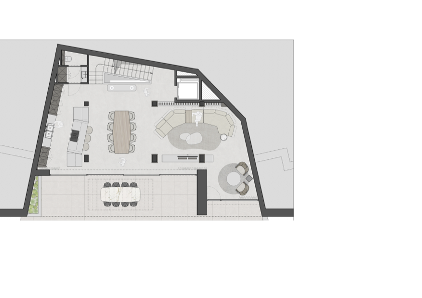 Nieuwbouw luxe Ibiza stijl villa te koop in Benissa