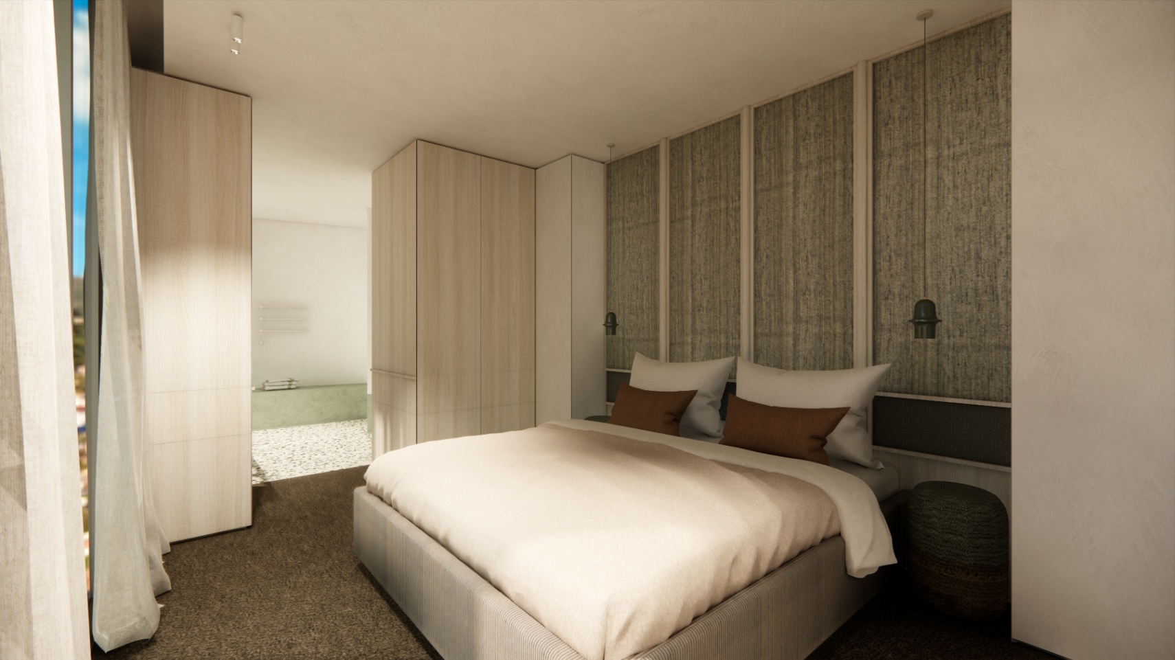 Nieuwbouw luxe Ibiza stijl villa te koop in Benissa