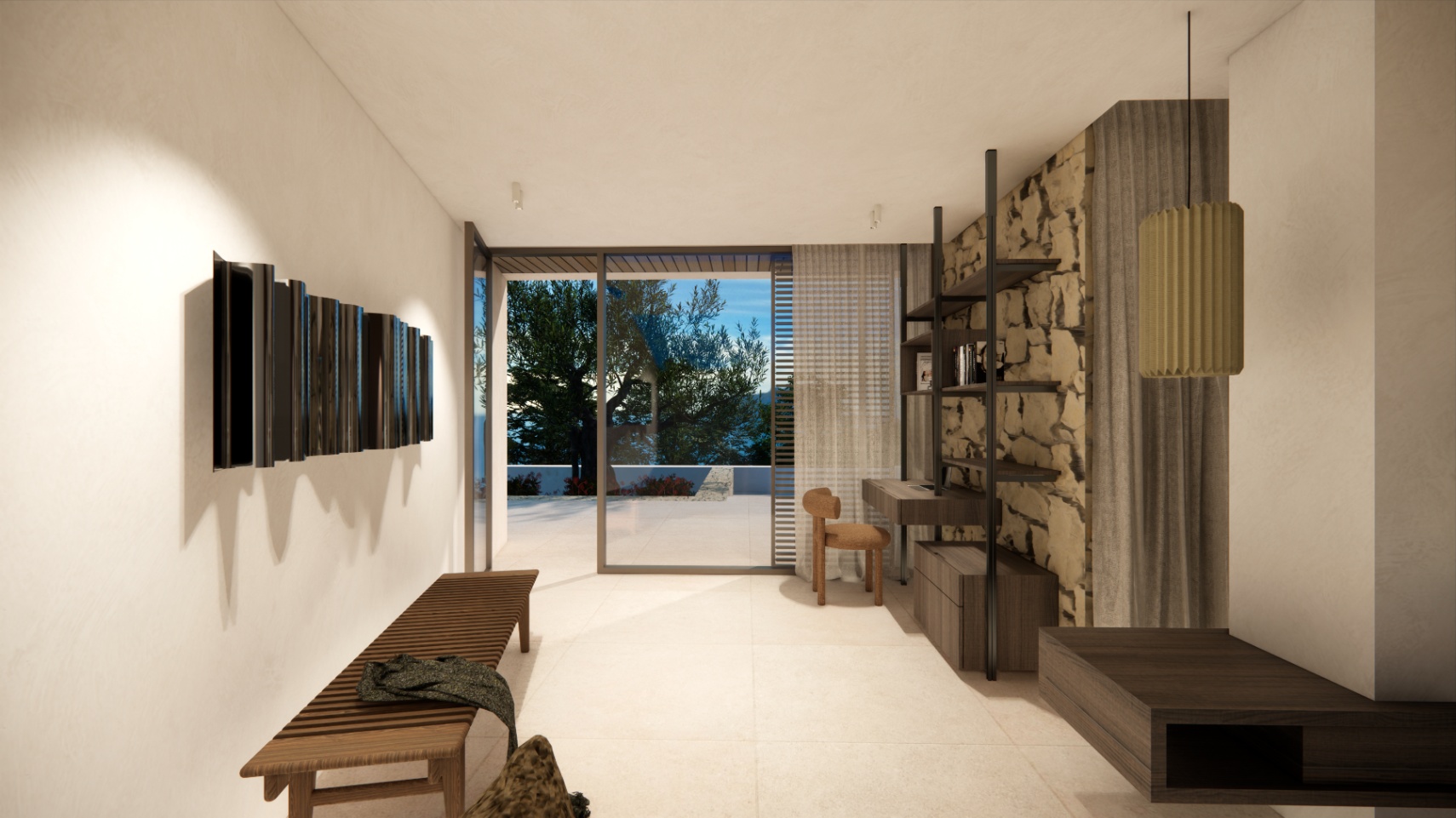 Nieuwbouw luxe Ibiza stijl villa te koop in Benissa
