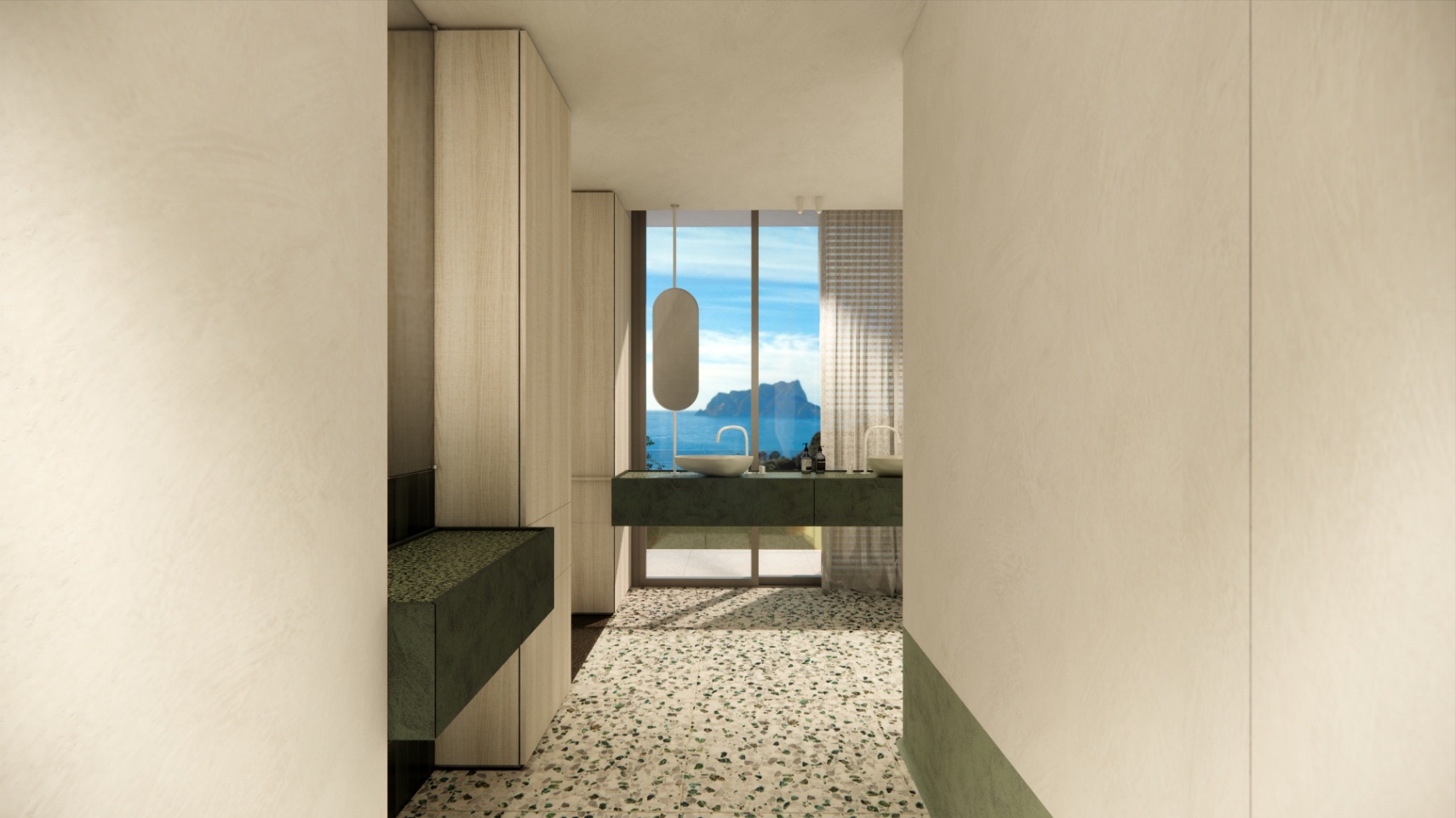 Nieuwbouw luxe Ibiza stijl villa te koop in Benissa