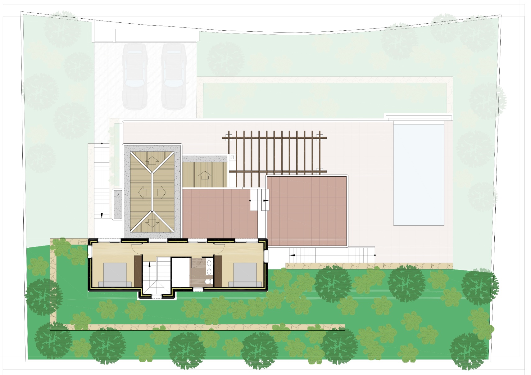 Nieuw te bouwen Ibiza stijl villa in Javea