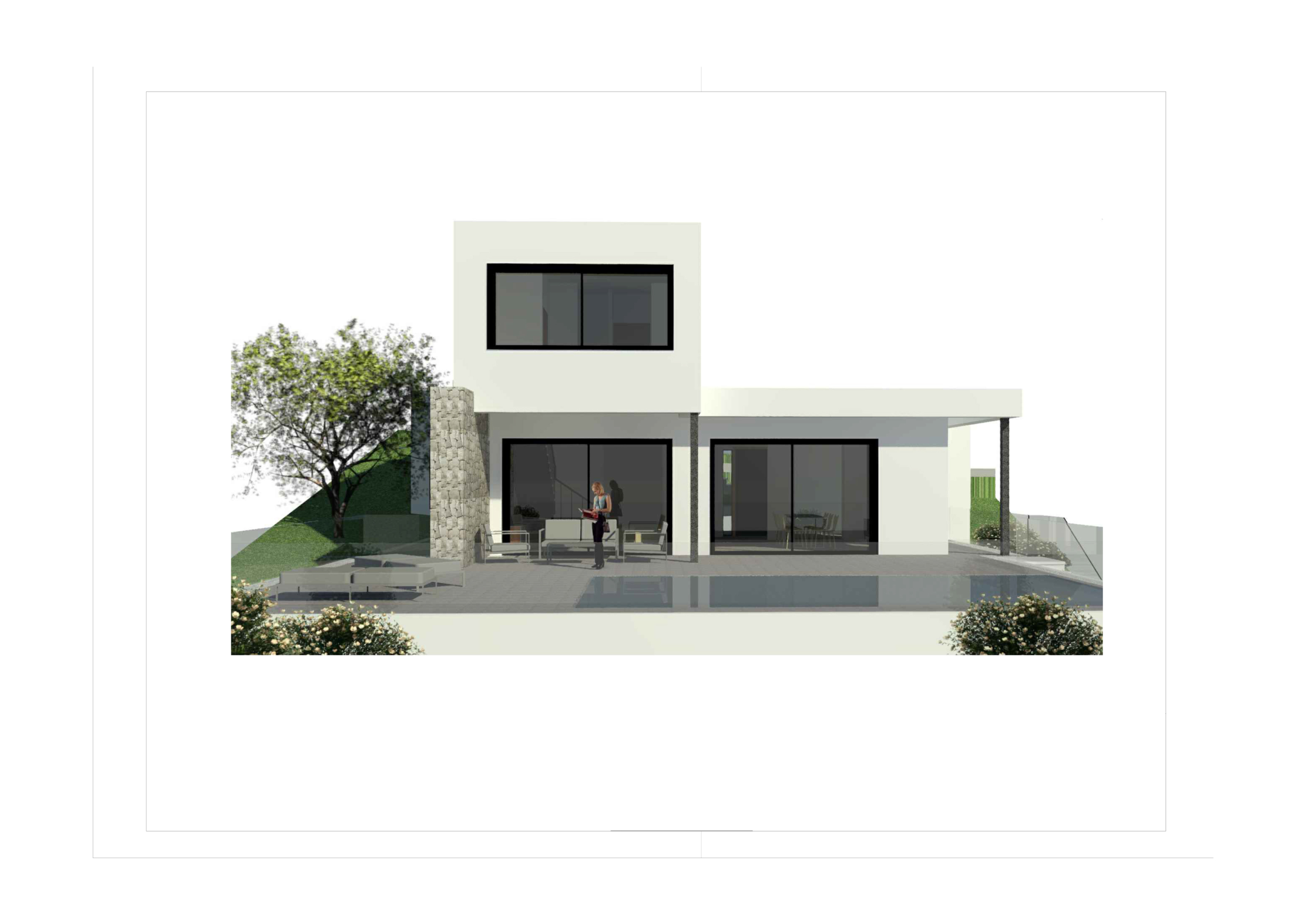 Nieuw te bouwen moderne villa in Pedreguer