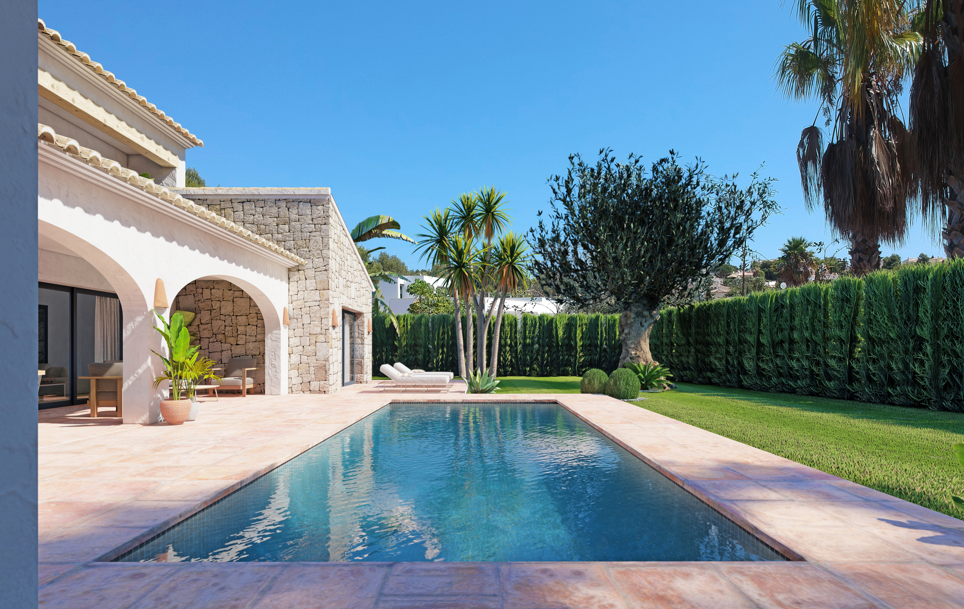 Traditionele nieuw te bouwen villa in Javea