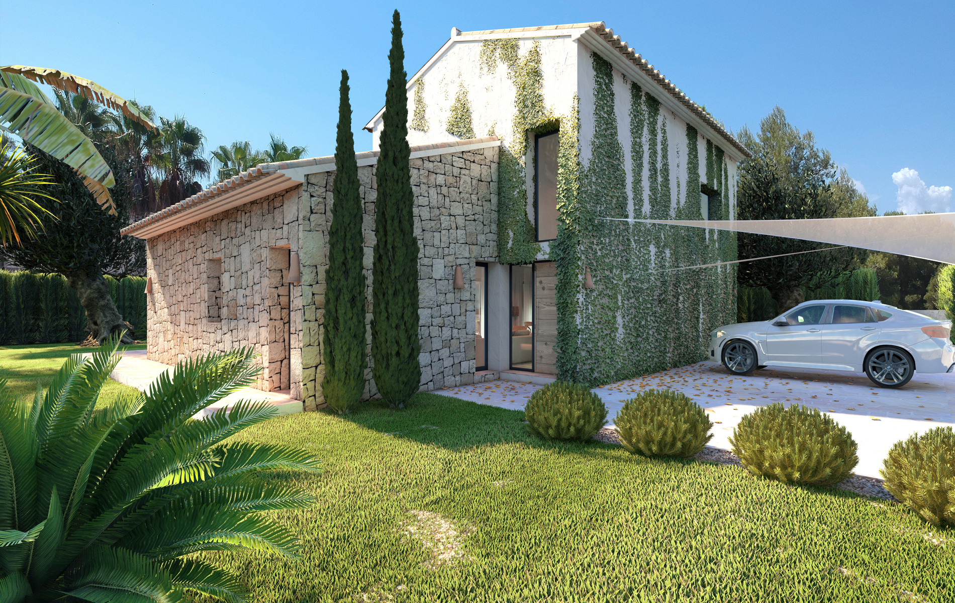Traditionele nieuw te bouwen villa in Javea