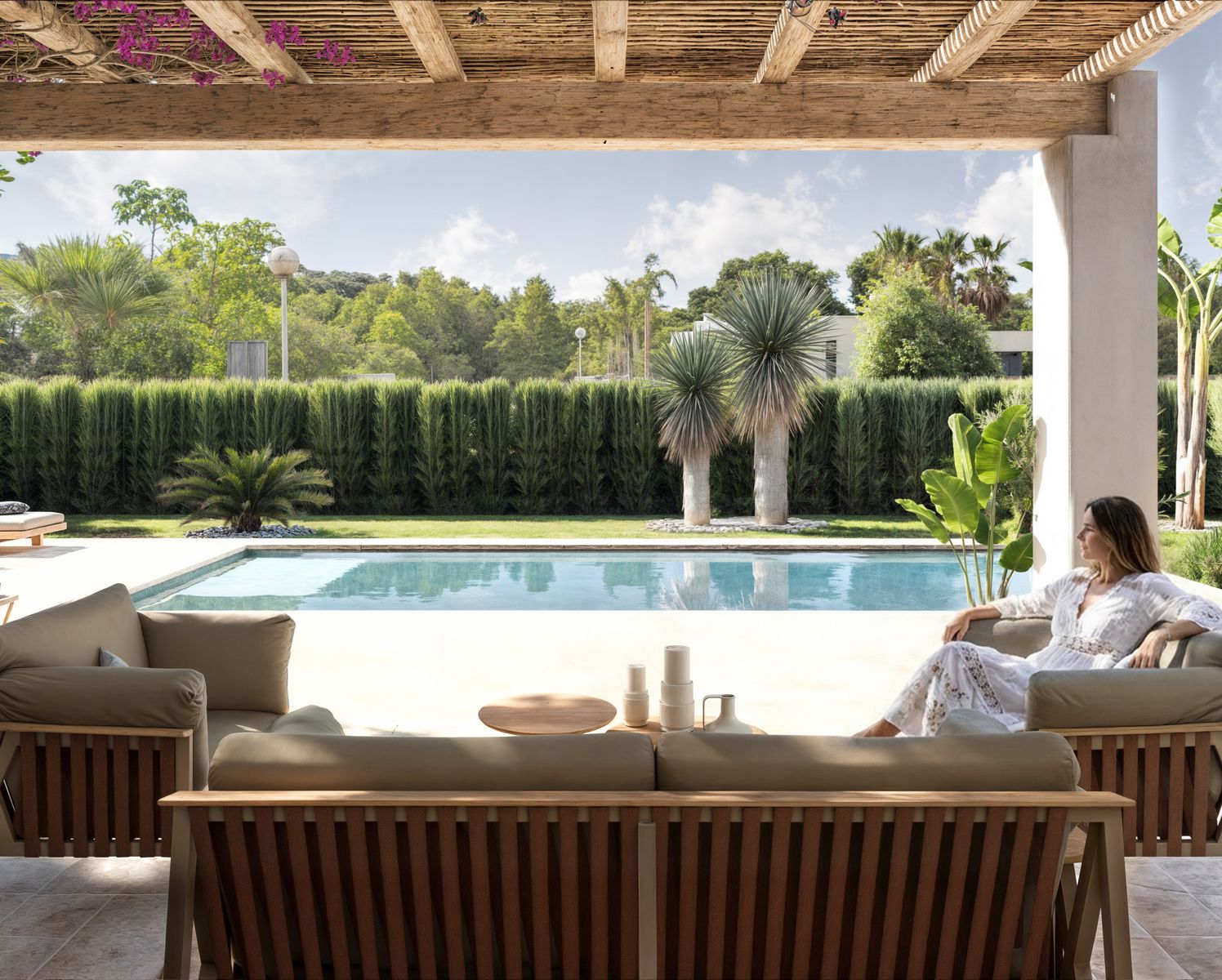 Nieuw te bouwen Ibiza stijl villa in Javea