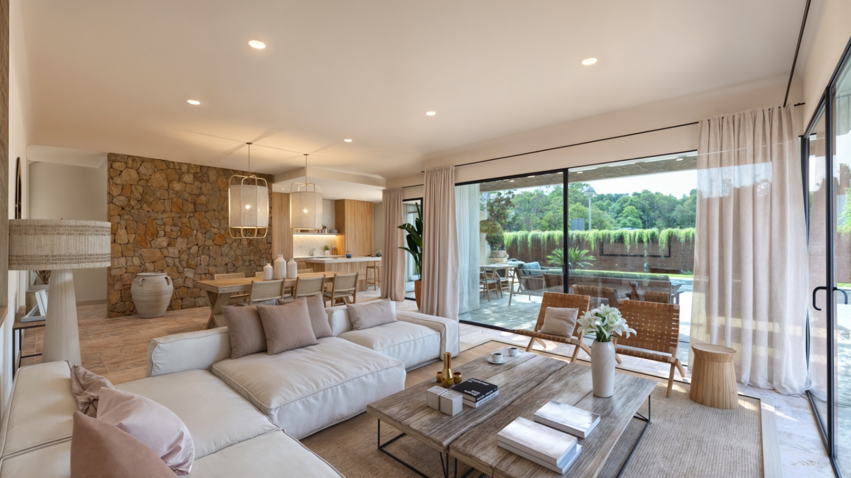 Nieuw te bouwen Ibiza stijl villa in Javea