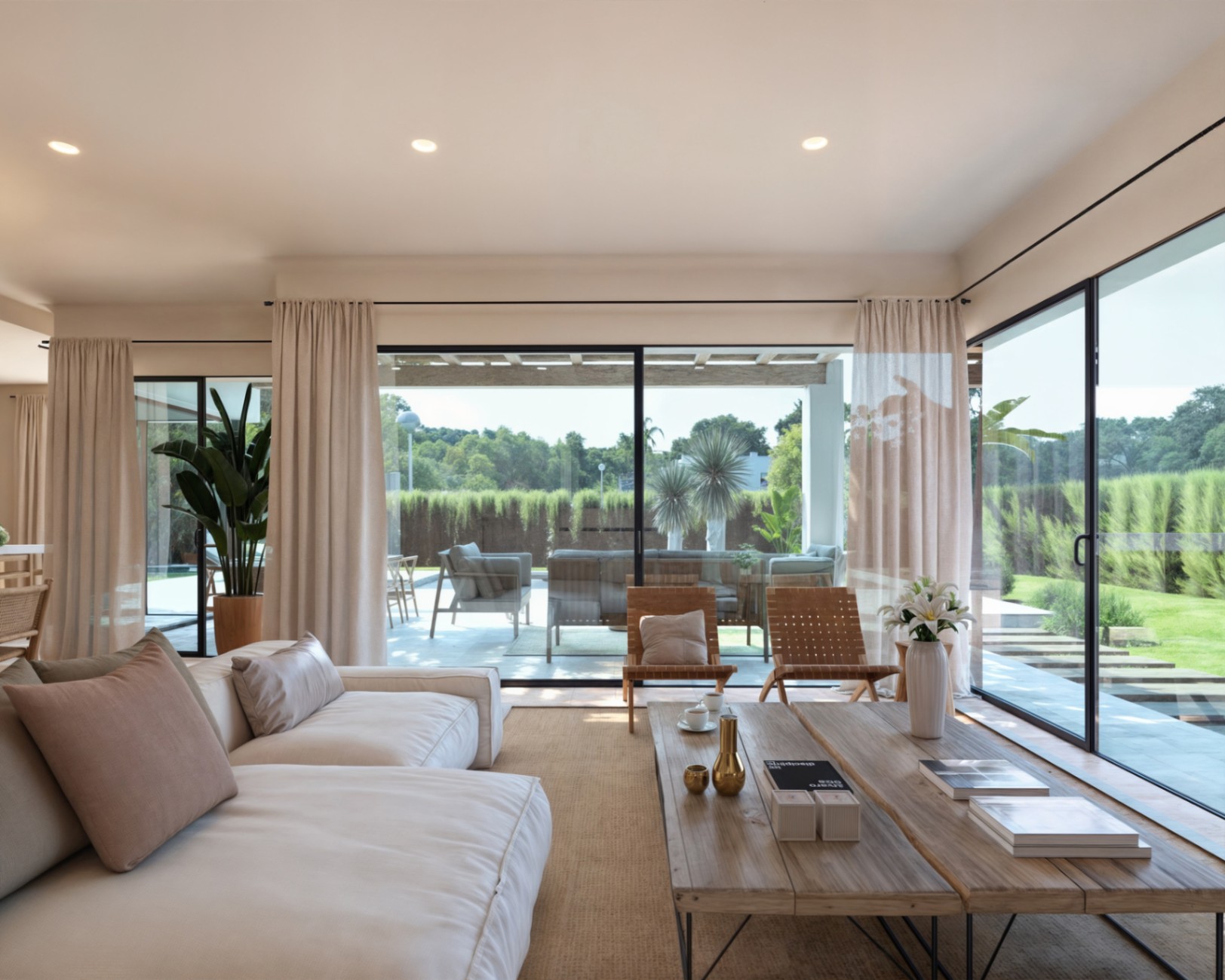 Nieuw te bouwen Ibiza stijl villa in Javea