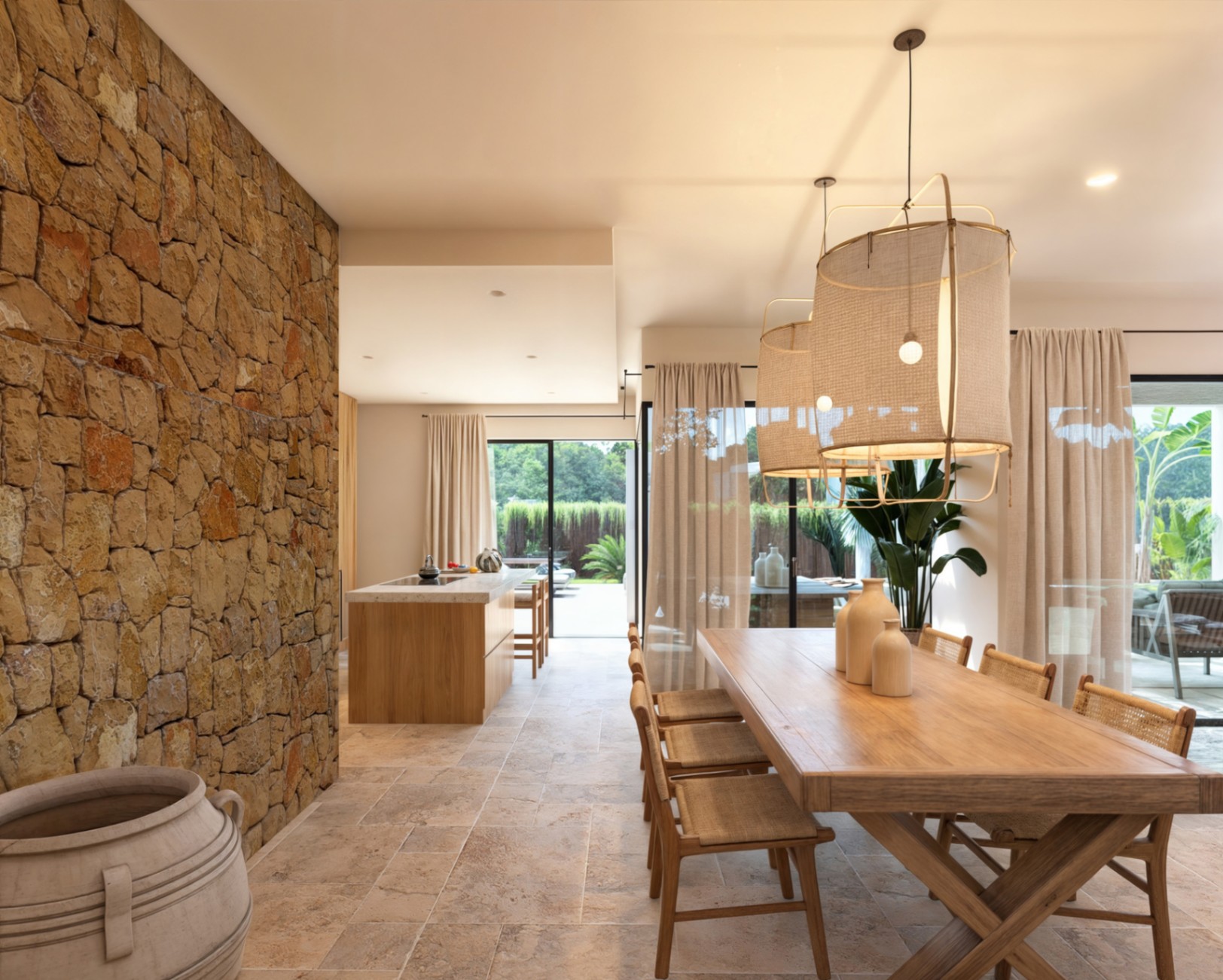 Nieuw te bouwen Ibiza stijl villa in Javea