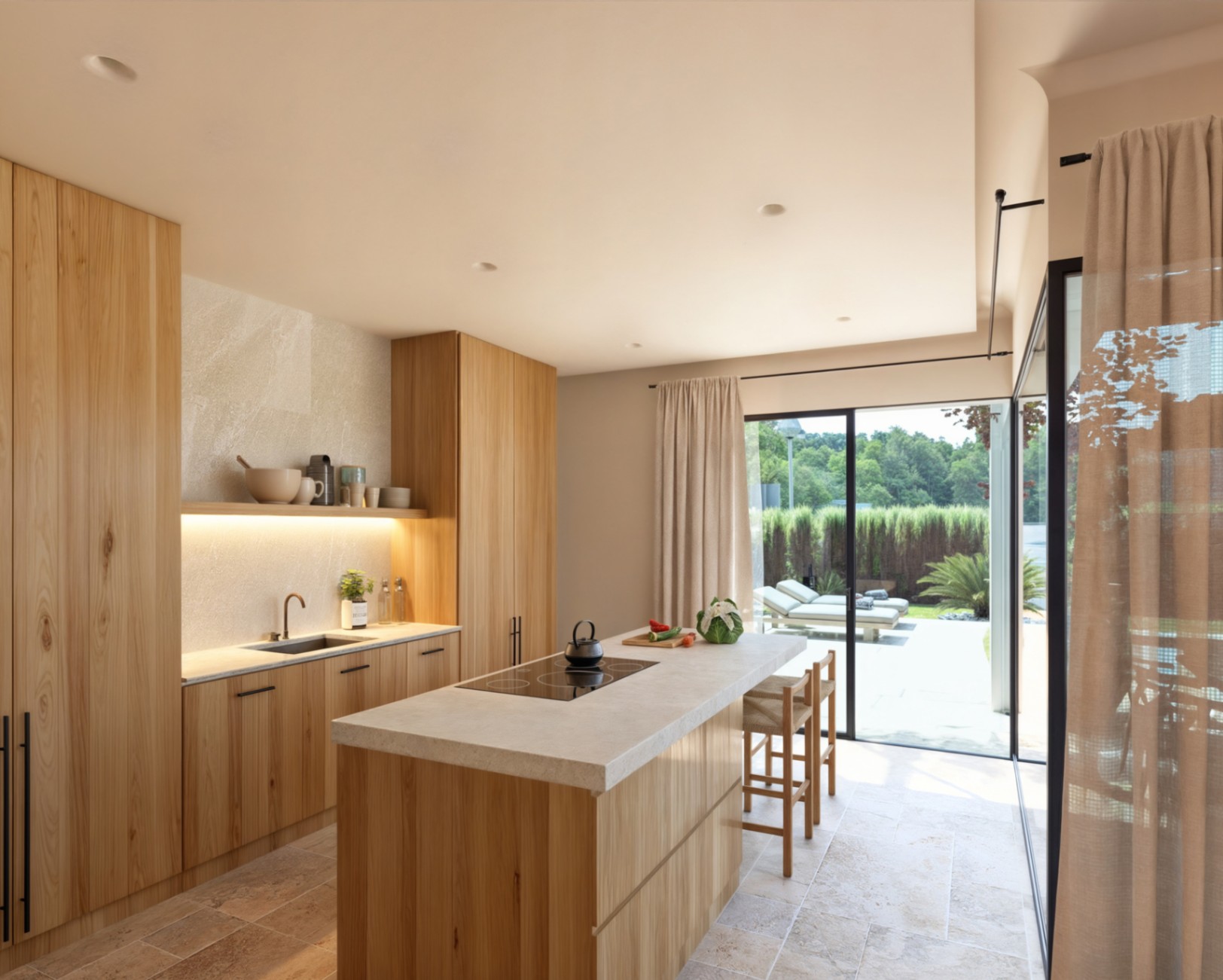 Nieuw te bouwen Ibiza stijl villa in Javea