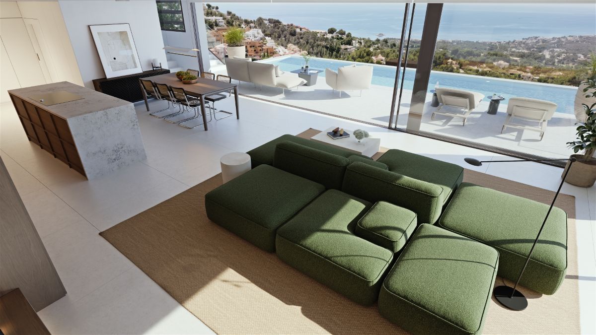 Luxe Nieuwbouw Villa met zeezicht te koop in Altea
