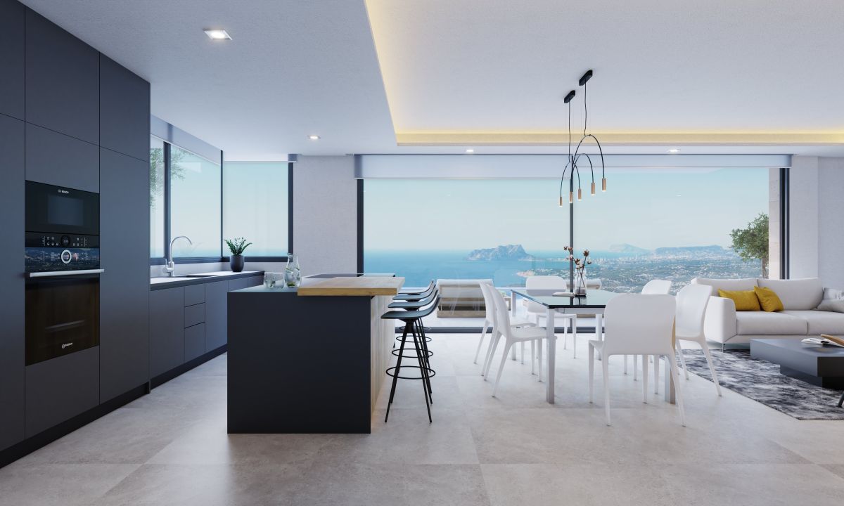 Luxe Nieuwbouw Villa met zeezicht te koop in Benitachell