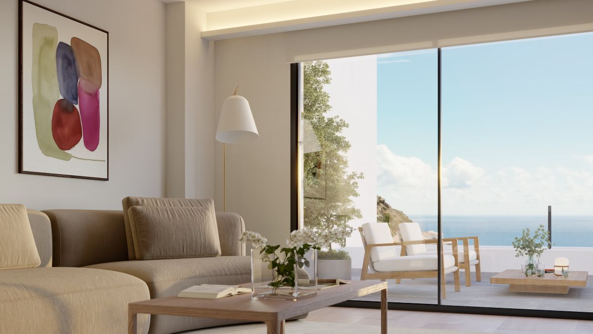 Luxe Nieuwbouw Appartement met zeezicht te koop in Benitachell