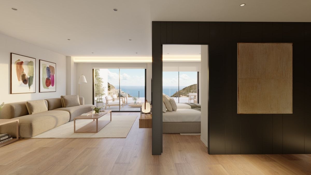 Luxe Nieuwbouw Appartement met zeezicht te koop in Benitachell