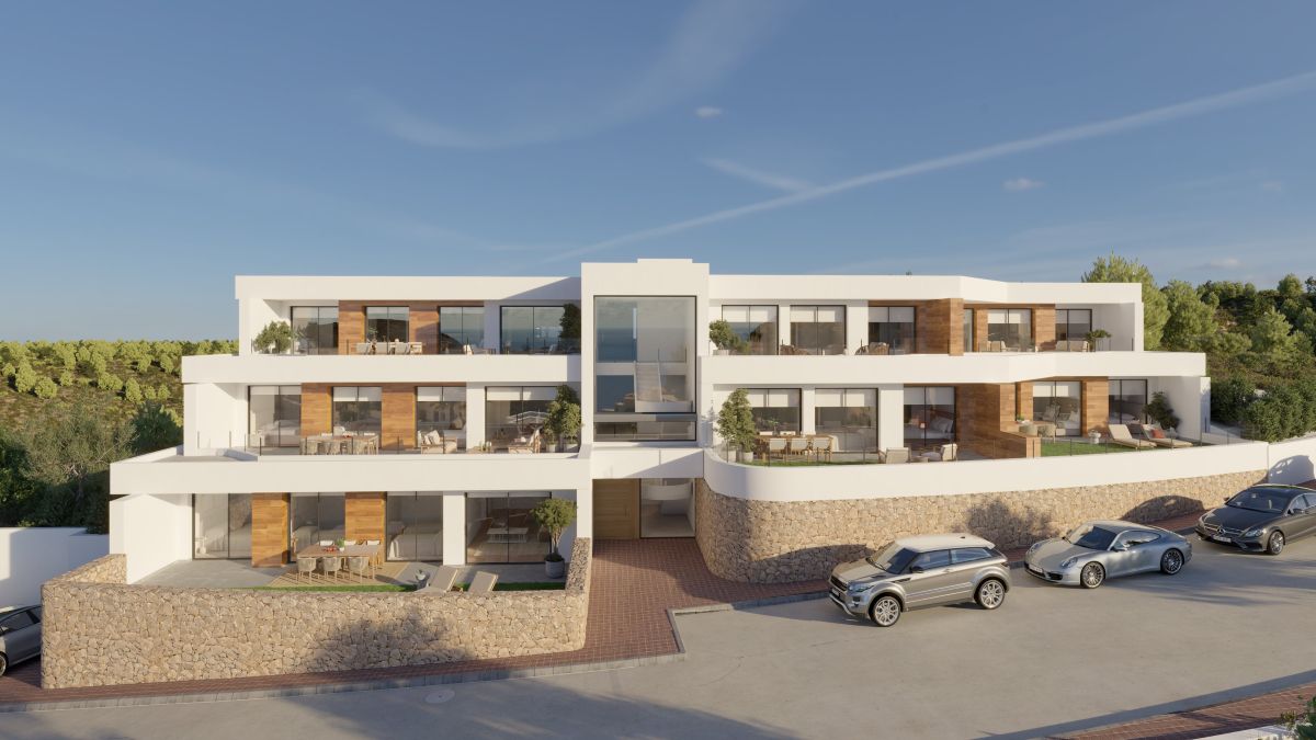 Luxe Nieuwbouw Appartement met zeezicht te koop in Benitachell