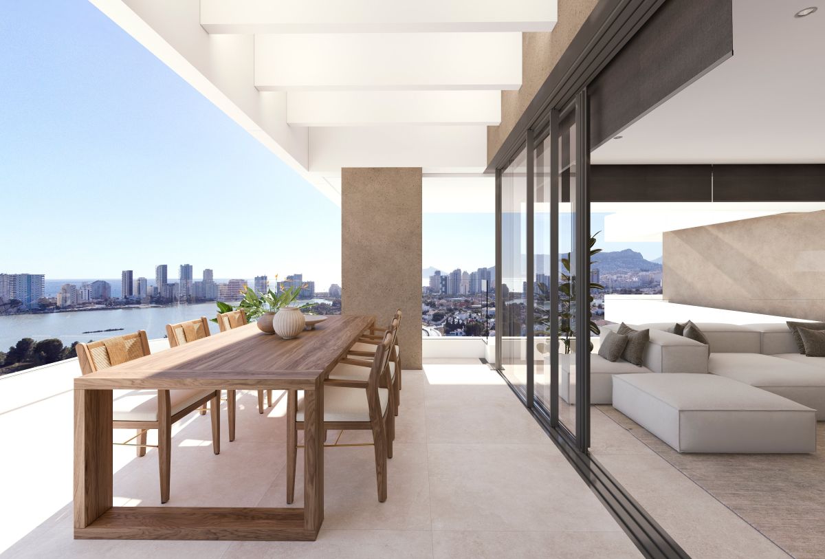 Luxe Nieuwbouw Appartement met zeezicht te koop in Calpe