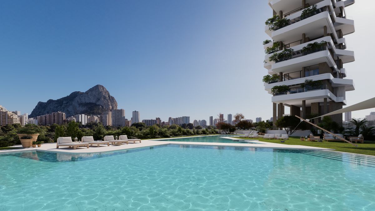 Luxe Nieuwbouw Appartement met zeezicht te koop in Calpe