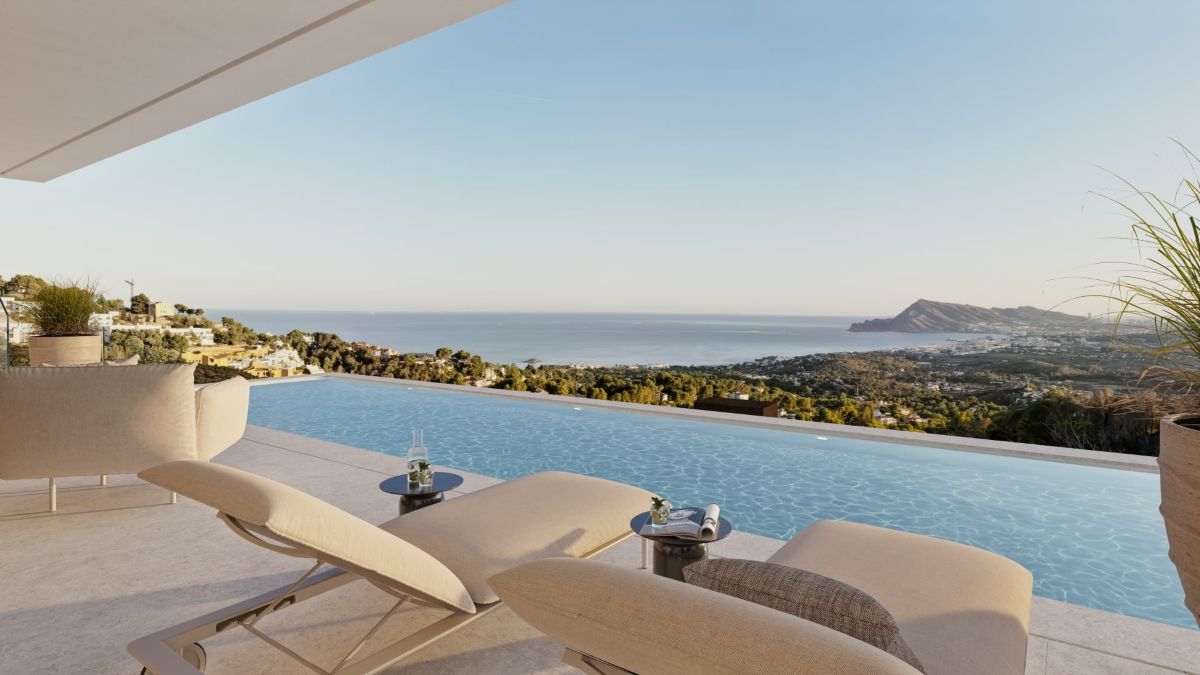 Luxe Nieuwbouw Villa met zeezicht te koop in Altea