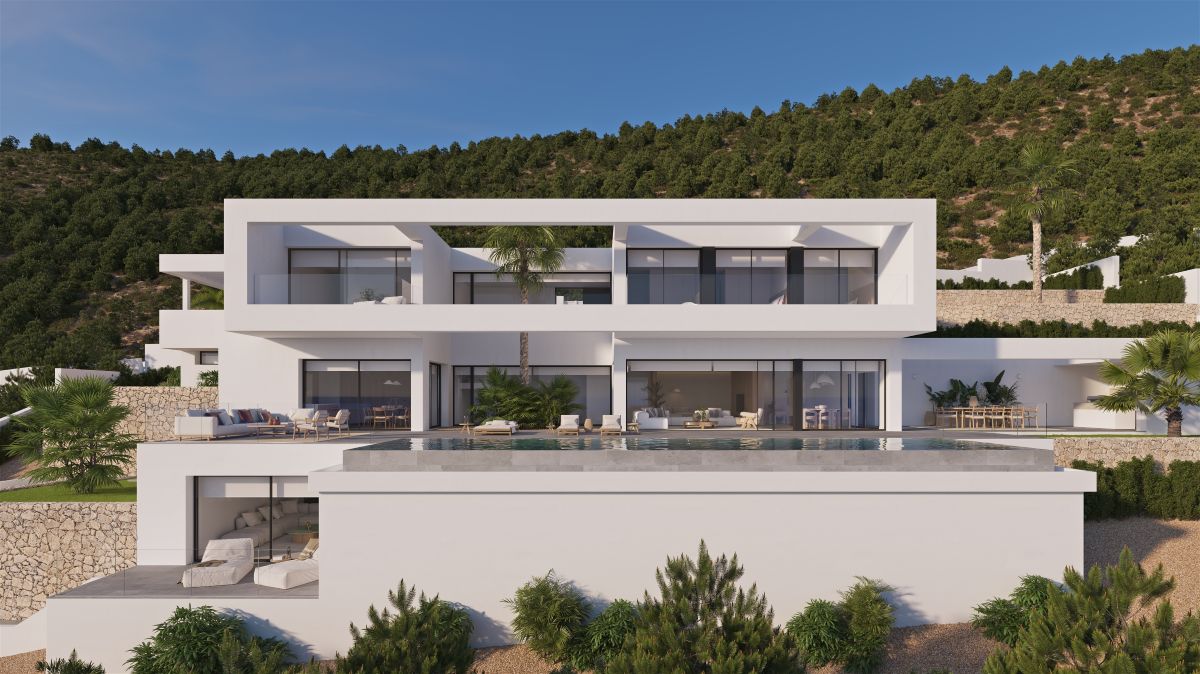 Luxe Nieuwbouw Villa met zeezicht te koop in Benissa