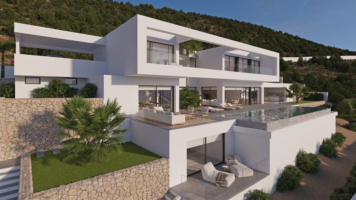 Luxe Nieuwbouw Villa met zeezicht te koop in Benissa