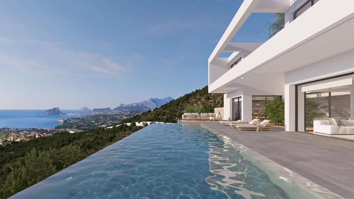 Luxe Nieuwbouw Villa met zeezicht te koop in Benissa