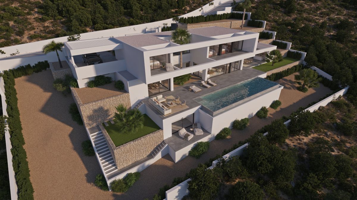 Luxe Nieuwbouw Villa met zeezicht te koop in Benissa