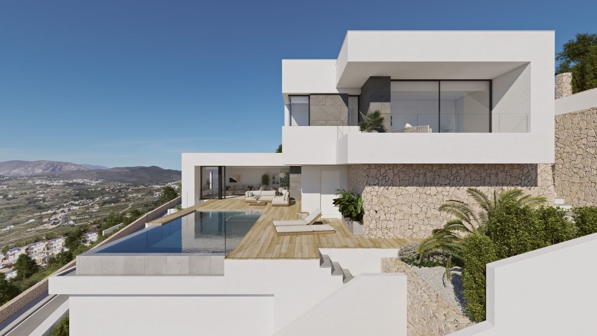 Luxe Nieuwbouw Villa met zeezicht te koop in Benitachell