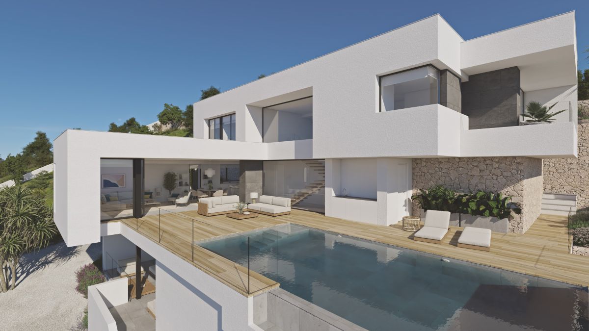 Luxe Nieuwbouw Villa met zeezicht te koop in Benitachell