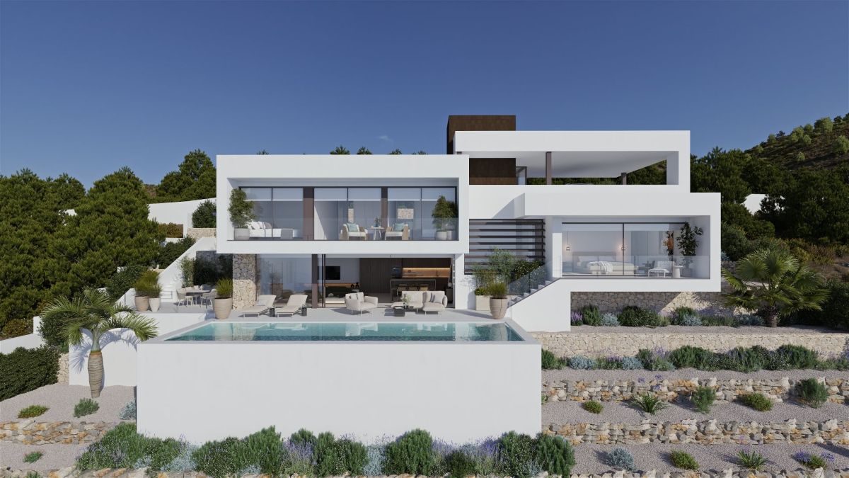 Luxe Nieuwbouw Villa met zeezicht te koop in Altea