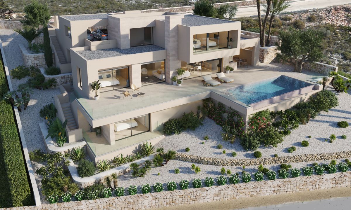 Luxe Nieuwbouw Villa met zeezicht te koop in Benitachell