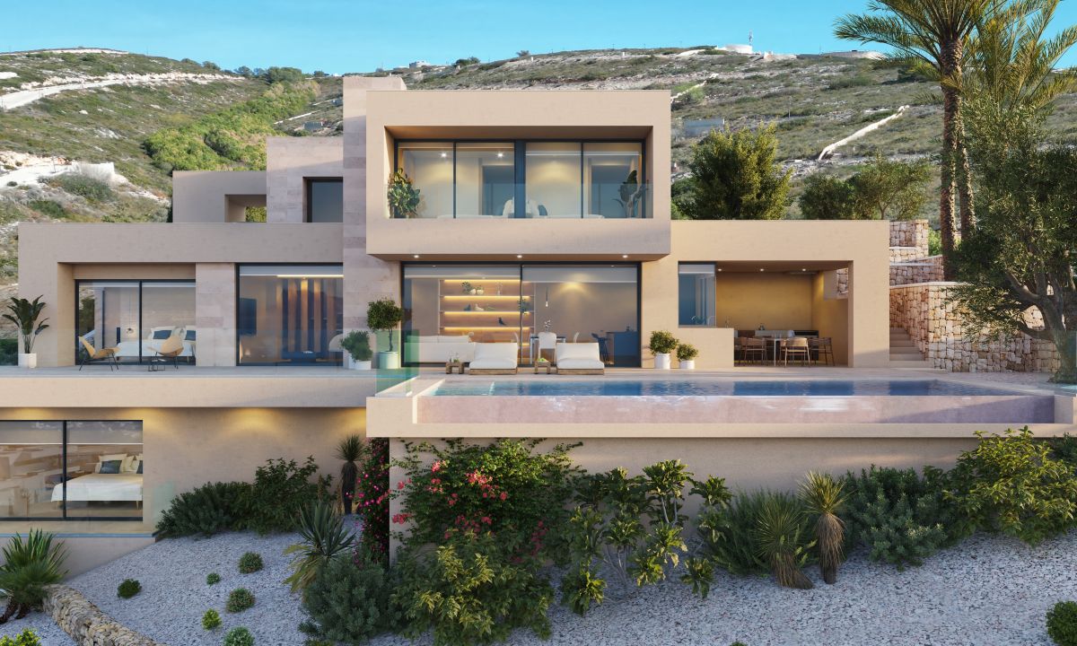 Luxe Nieuwbouw Villa met zeezicht te koop in Benitachell
