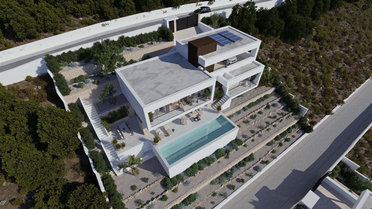 Luxe Nieuwbouw Villa met zeezicht te koop in Altea
