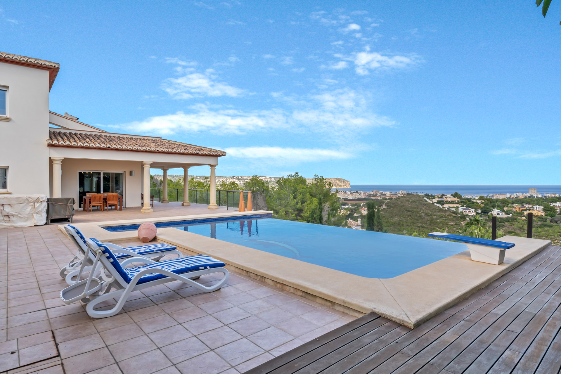 Luxe villa met zeezicht in Javea
