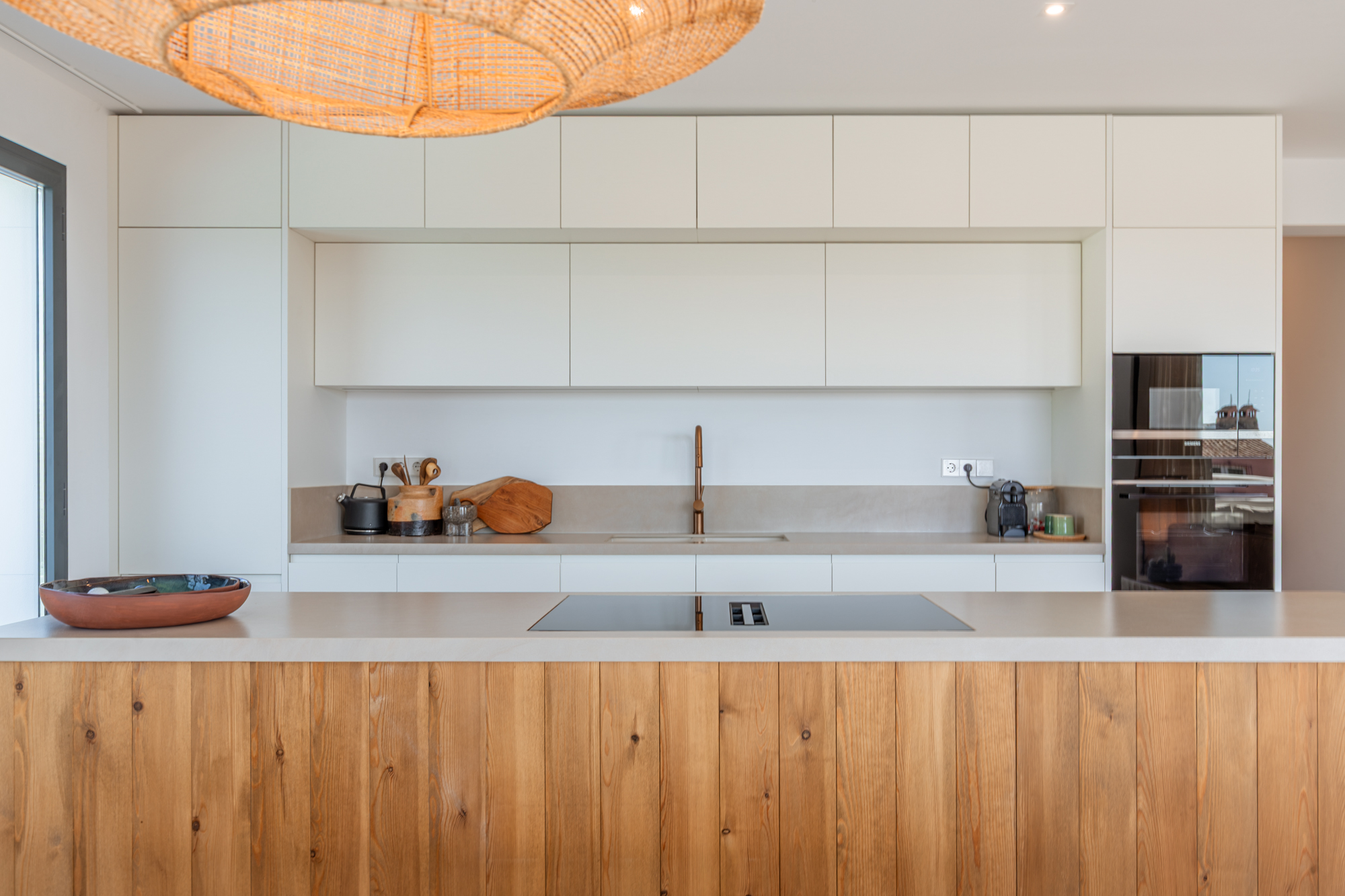 Exclusieve Ibiza-stijl nieuwbouwvilla met zeezicht in Moraira