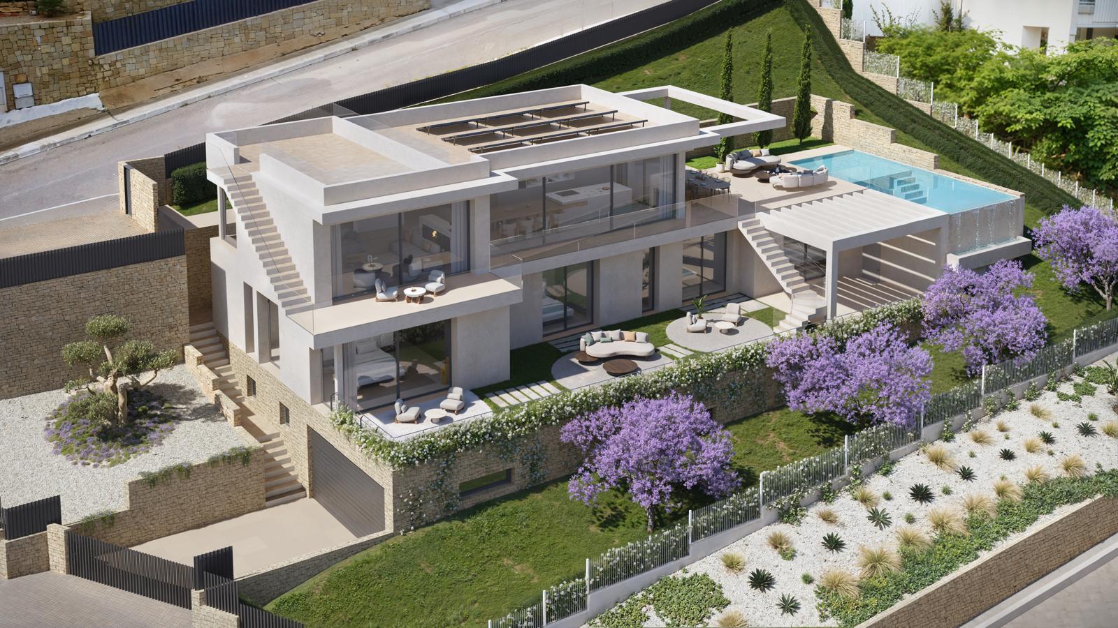 DP-40-OFFC3XY4647JAV-17 Nieuw te bouwen villa met zeezicht in Javea