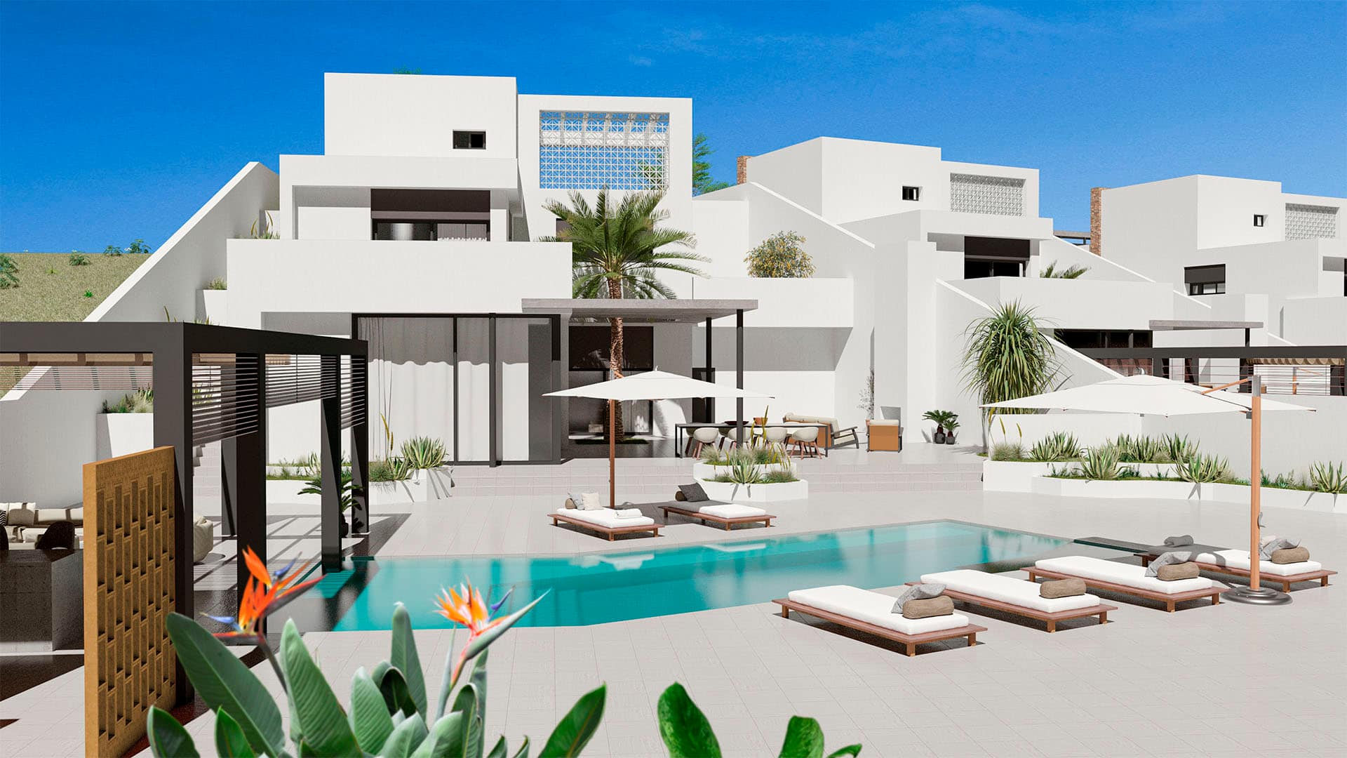 Exclusieve luxe villa met lift en privé zwembad in La Marina