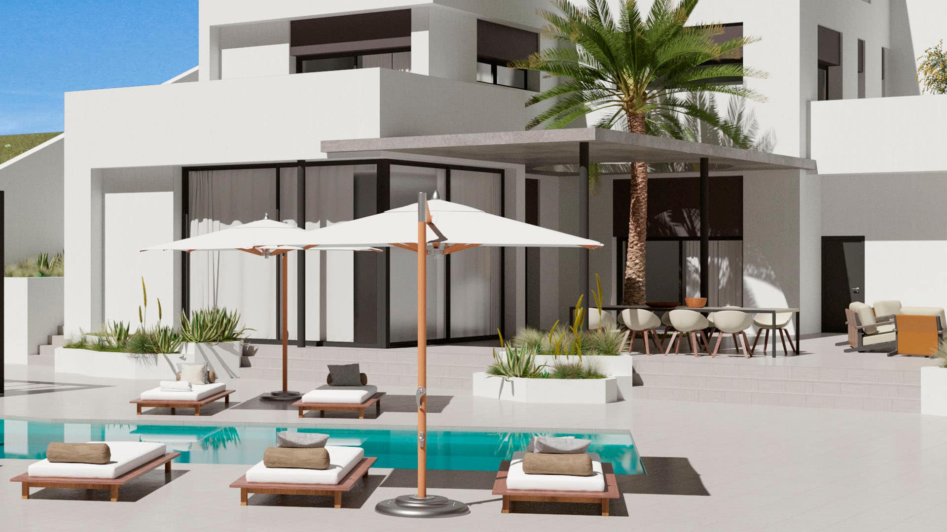 Exclusieve luxe villa met lift en privé zwembad in La Marina