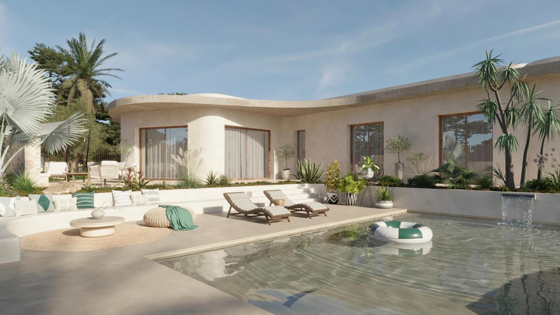 Moderne villa met zwembad en schitterende tuin in La Marina