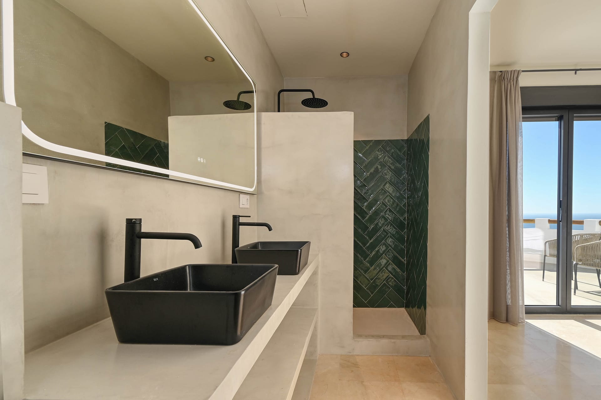 Ibiza stijl villa met panoramisch uitzicht in Benitachell